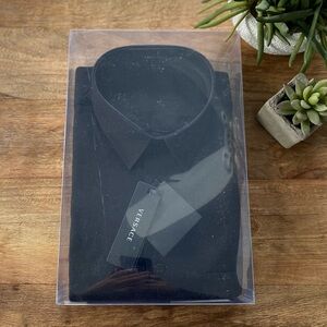 VERSACE Men's Black Dress Shirt NIB